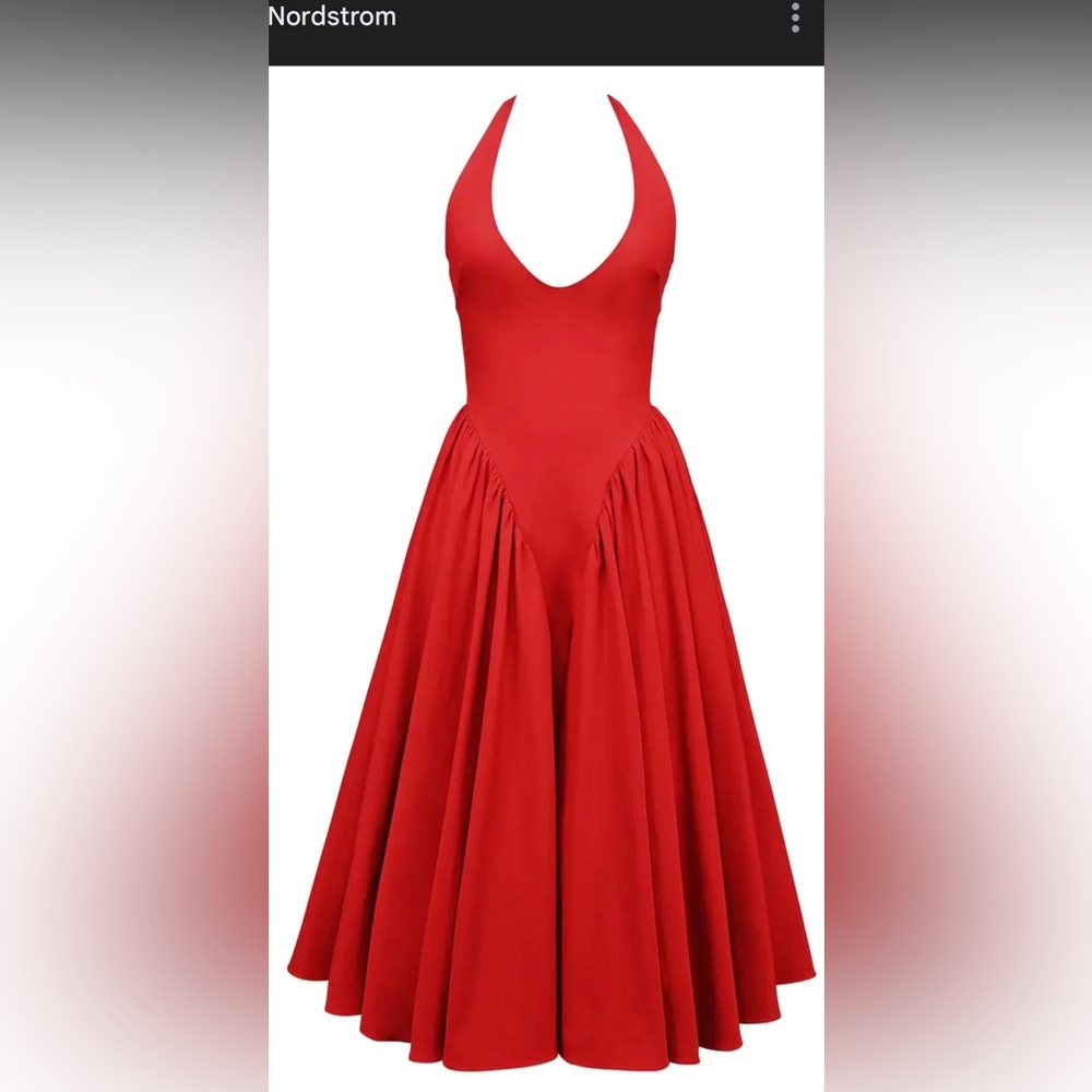 Marilyn Halter Midi Dress